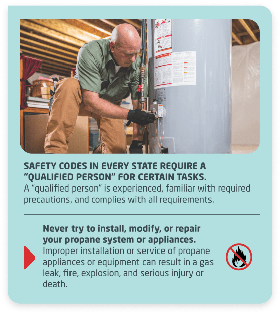 SAFETY CODES IN EVERY STATE REQUIRE A “QUALIFIED PERSON” FOR CERTAIN TASKS. A “qualified person” is experienced, familiar with required precautions, and complies with all requirements.